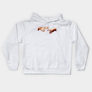 The Creation of Adam Kids Hoodie